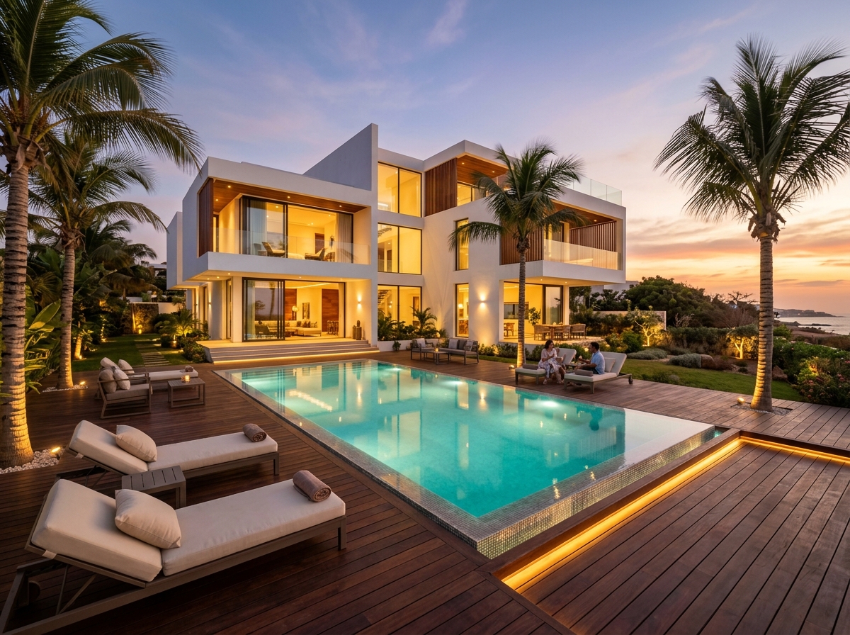 Villa contemporaine avec piscine à Dakar